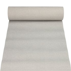 Tafellopers stofkarakter PV-Tissue Mix ROYAL Collection 24 m x 40cm Grijs Textile