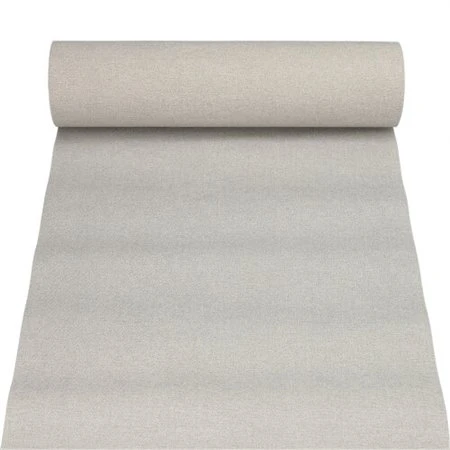 Tafellopers stofkarakter PV-Tissue Mix ROYAL Collection 24 m x 40cm Grijs Textile