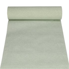 Tafellopers stofkarakter PV-Tissue Mix ROYAL Collection 24 m x 40cm jade Groen Textile - Horecavoordeel.com