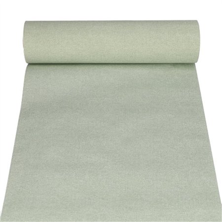 Tafellopers stofkarakter PV-Tissue Mix ROYAL Collection 24 m x 40cm jade Groen Textile