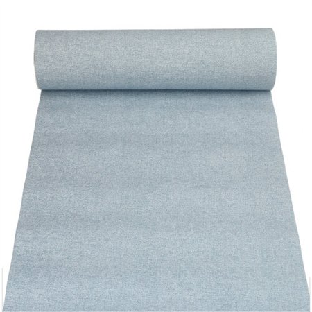 Tafellopers stofkarakter PV-Tissue Mix ROYAL Collection 24 m x 40cm arctisch Blauw Textile - Horecavoordeel.com