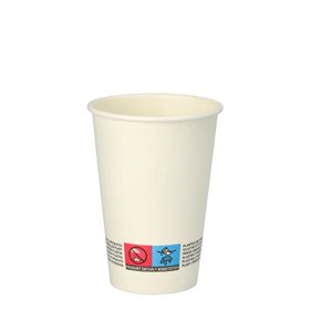 Automaatbekers To Go 0,18 l Karton Ø 7 x 9,2cm Wit