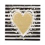 Servetten 3-laags 1/4 vouw 33cm x 33cm Sparkling Heart - Horecavoordeel.com