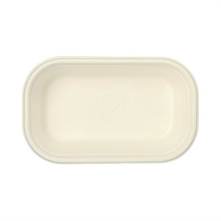 Gastronorm schalen GN 1/4 Suikerriet met PLA coating rechthoekig 1,8 l 6,5cm x 26,5cm x 16,2cm Wit - Horecavoordeel.com