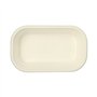 Gastronorm schalen GN 1/4 Suikerriet met PLA coating rechthoekig 1,8 l 6,5cm x 26,5cm x 16,2cm Wit