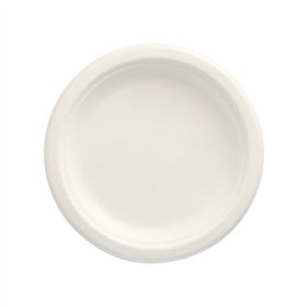 Borden van Suikerriet Pure 1-vaks Ø 15cm x 2cm Wit