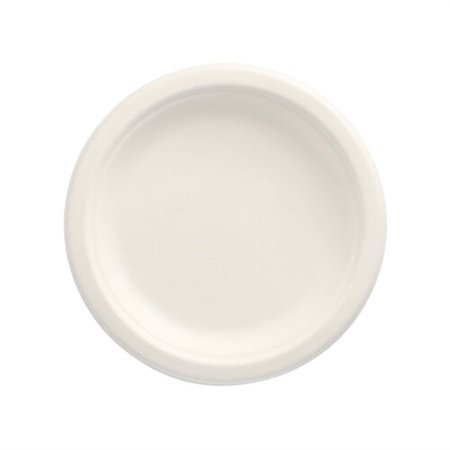 Borden van Suikerriet Pure 1-vaks Ø 15cm x 2cm Wit