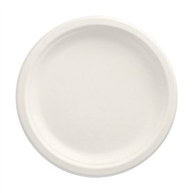 Borden van Suikerriet Pure 1-vaks Ø 23cm x 2cm Wit