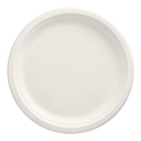 Borden van Suikerriet Pure 1-vaks Ø 26cm x 2cm Wit