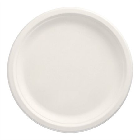 Borden van Suikerriet Pure 1-vaks Ø 26cm x 2cm Wit
