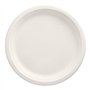 Borden van Suikerriet Pure 1-vaks Ø 26cm x 2cm Wit - Horecavoordeel.com