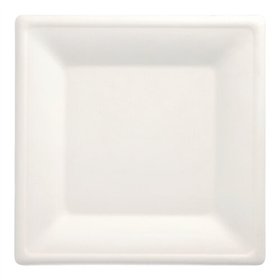 Borden Suikerriet Pure vierkant 26cm x 26cm Wit