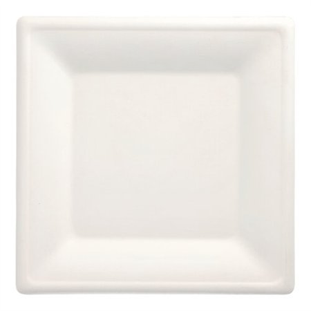 Borden Suikerriet Pure vierkant 26cm x 26cm Wit - Horecavoordeel.com