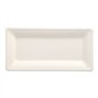 Borden van Suikerriet Pure rechthoekig 13cm x 26cm Wit