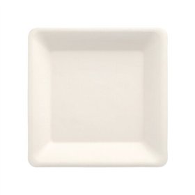 Borden Suikerriet Pure vierkant 15,5cm x 15,5cm Wit