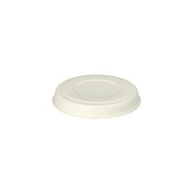 Deksels voor dressingschaaltjes Suikerriet Pure Ø 7,5cm Wit