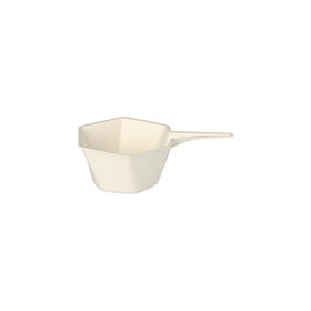 Fingerfood Amuse - Schaaltjes Suikerriet Pure 25ml 3cm x 9,5cm x 6,3cm Wit Hexagon - Horecavoordeel.com
