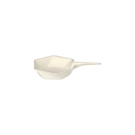 Fingerfood Amuse - Schaaltjes Suikerriet Pure 15ml 1,5cm x 9,5cm x 6,3cm Wit Hexagon - Horecavoordeel.com