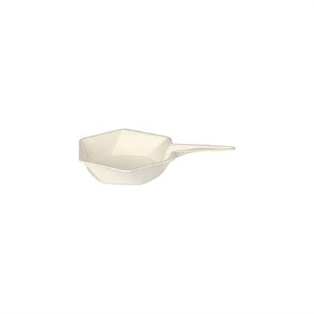 Fingerfood Amuse - Schaaltjes Suikerriet Pure 15ml 1,5cm x 9,5cm x 6,3cm Wit Hexagon - Horecavoordeel.com