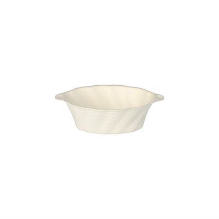 Fingerfood Amuse - Schaaltjes Suikerriet Pure 40ml 3cm x 9,5cm x 6cm Wit Wave - Horecavoordeel.com