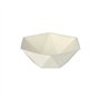 Schalen Suikerriet Pure hexagonaal 400ml 5cm x 16cm x 14cm Wit Diamond - Horecavoordeel.com