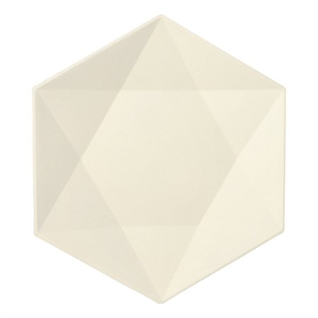 Borden Suikerriet Pure hexagonaal 2,5cm x 26cm x 23cm Wit Diamond