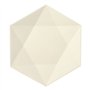 Borden Suikerriet Pure hexagonaal 2,5cm x 26cm x 23cm Wit Diamond