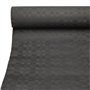 Tafelkleed Papier met damastprint 50 m x 1 m Zwart