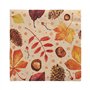 Servetten 3-laags 1/4 vouw 33cm x 33cm Natuur Höstlöv gemaakt van gerecycled Papier