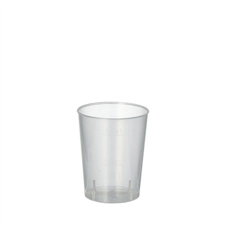 Borrelglazen PP 4 cl Ø 4,3cm x 5,2cm Onbreekbaar