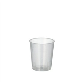 Borrelglazen PP 2 cl Ø 3,7cm x 4,2cm Onbreekbaar