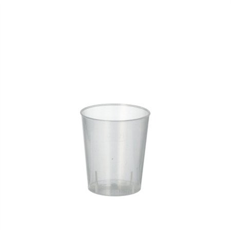 Borrelglazen PP 2 cl Ø 3,7cm x 4,2cm Onbreekbaar