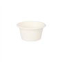 Dressingschaaltjes Suikerriet Pure 60ml Ø 6cm x 3cm Wit