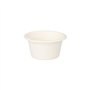 Dressingschaaltjes Suikerriet Pure 60ml Ø 6cm x 3cm Wit - Horecavoordeel.com