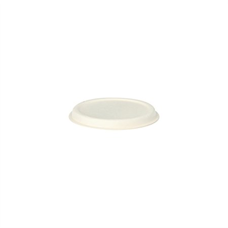 Deksels voor dressingschaaltjes Suikerriet Pure Ø 6cm Wit