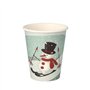 Drinkbekers Karton To Go 0,2 l Ø 8cm x 9,2cm Snowtime