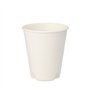 Bekers van Suikerriet Pure 0,2 l Ø 8cm x 9,1cm Wit voor warme dranken