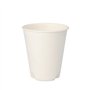 Sugarcane Cups "Pure" 200ml Ø 80mm 9,2cm White "Voor warme dranken"
