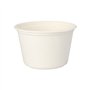 Soepbekers van Suikerriet Pure 600ml Ø 14cm x 9cm Wit