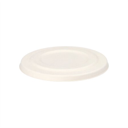 Deksels voor soep cup Suikerriet Pure Ø 14cm Wit