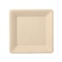 Borden Suikerriet Pure vierkant 15,5cm x 15,5cm Natuur