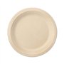 Borden van Suikerriet Pure 1-vaks Ø 18cm x 2cm Natuur