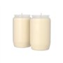 Rauwkaars Grafkaars Olie licht Ø 5,8cm x 9,6cm transparante houder