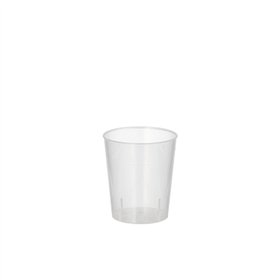 Borrelglazen herbruikbaar PP 2 cl Ø 3,7cm x 4,2cm Onbreekbaar