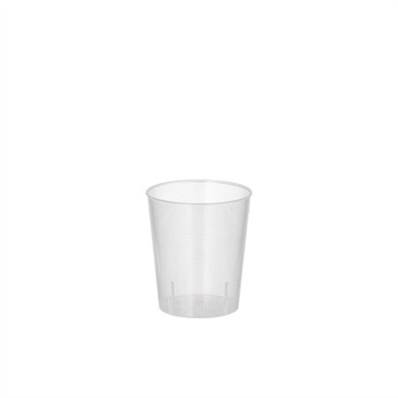 Borrelglazen herbruikbaar PP 2 cl Ø 3,7cm x 4,2cm Onbreekbaar