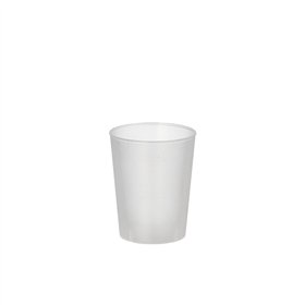 Borrelglazen herbruikbaar PP 4 cl Ø 4,3cm x 5,2cm matglanzend Onbreekbaar