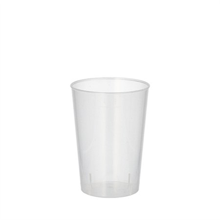Drinkbekers herbruikbaar PP 0,1 l Ø 5,2cm x 7,4cm Onbreekbaar
