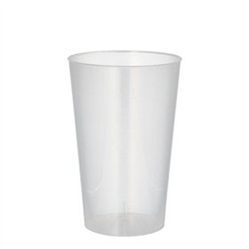 Drinkbekers herbruikbaar PP 0,3 l Ø 7,8cm x 11,8cm Onbreekbaar