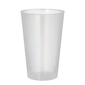 Drinkbekers herbruikbaar PP 0,4 l Ø 8,6cm x 13cm Onbreekbaar - Horecavoordeel.com