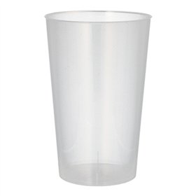 Drinkbekers herbruikbaar PP 0,5 l Ø 9,1cm x 14cm Onbreekbaar
